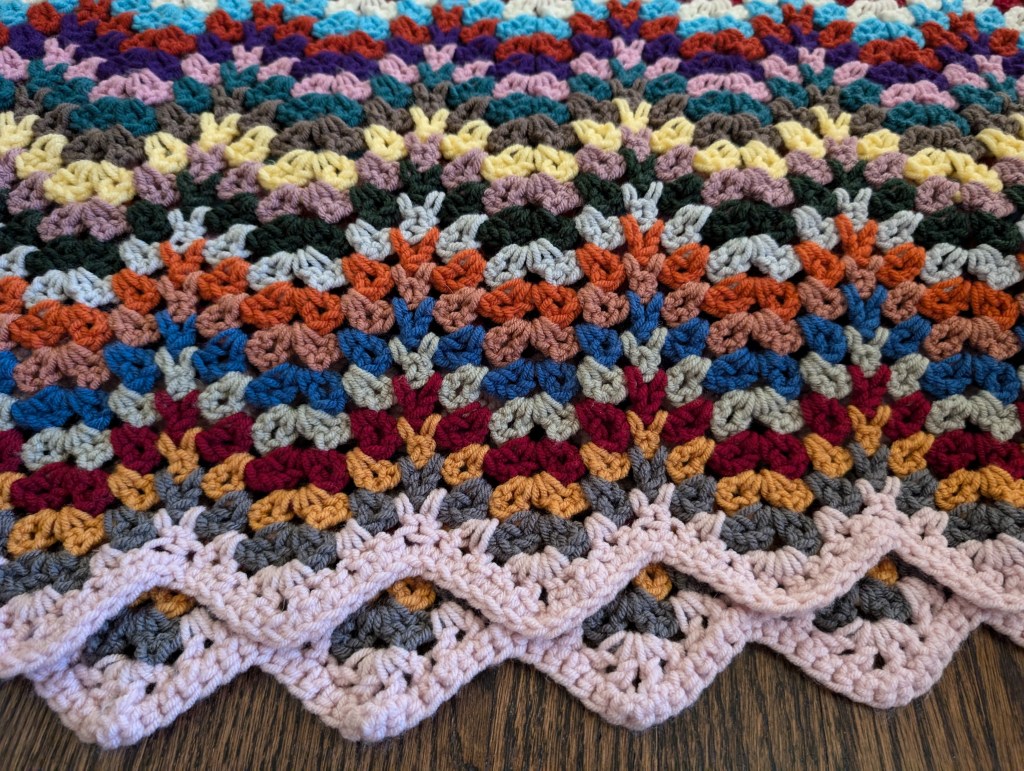 Handmade Vintage-Style Crochet&nbsp;Afghan